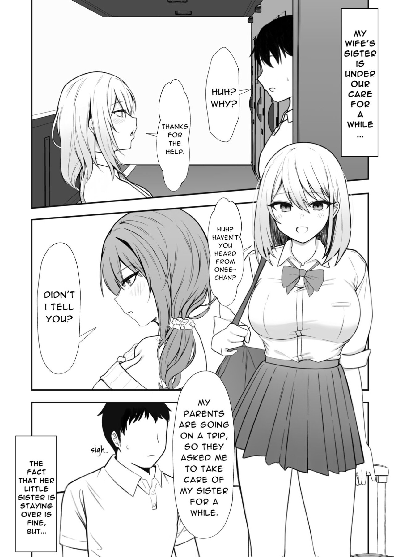 Hentai Manga Comic-My Sister-in-Law, Who is Visiting is Too Erotic, So I Fucked Her Without My Wife Knowing!-Read-3